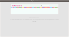 Desktop Screenshot of modfabrics.com