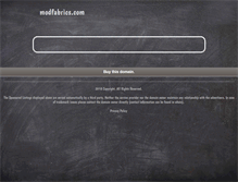 Tablet Screenshot of modfabrics.com